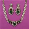 Kundan Classic Necklace with Mehndi Plating