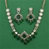 Kundan Classic Necklace with Mehndi Plating