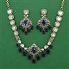 Kundan Classic Necklace with Mehndi Plating