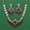 Kundan Classic Necklace with Mehndi Plating