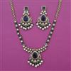 Kundan Classic Necklace with Mehndi Plating