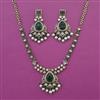 Kundan Classic Necklace with Mehndi Plating
