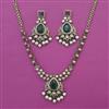 Kundan Classic Necklace with Mehndi Plating