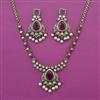 Kundan Classic Necklace with Mehndi Plating
