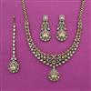 Kundan Classic Necklace with Mehndi Plating