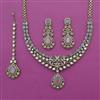 Kundan Classic Necklace with Mehndi Plating