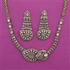 Kundan Classic Necklace with Mehndi Plating