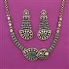 Kundan Classic Necklace with Mehndi Plating
