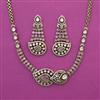 Kundan Classic Necklace with Mehndi Plating