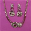 Kundan Classic Necklace with Mehndi Plating