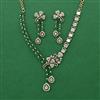 Kundan Classic Necklace with Mehndi Plating