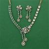 Kundan Classic Necklace with Mehndi Plating