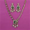 Kundan Classic Necklace with Mehndi Plating