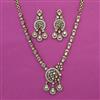 Kundan Classic Necklace with Mehndi Plating