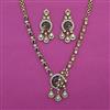 Kundan Classic Necklace with Mehndi Plating