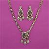 Kundan Classic Necklace with Mehndi Plating