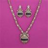 Kundan Classic Necklace with Mehndi Plating