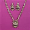 Kundan Classic Necklace with Mehndi Plating