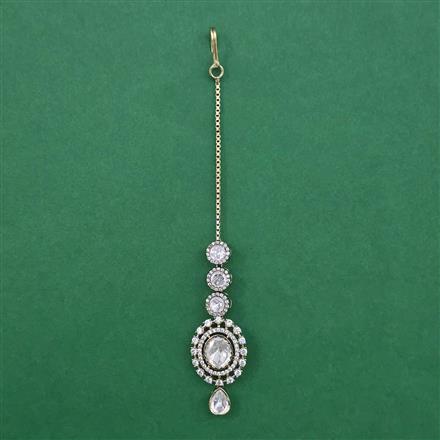 Kundan Classic Tikka with Mehndi Plating