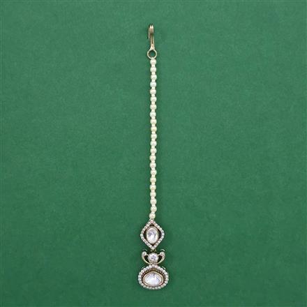 Kundan Classic Tikka with Mehndi Plating