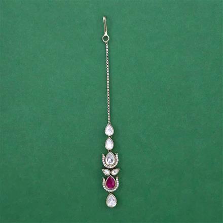 Kundan Classic Tikka with Mehndi Plating