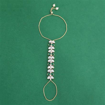 Kundan Adjustable Hath Pan with Carat Plating