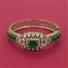 Kundan Openable kada with Mehndi Plating
