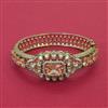 Kundan Openable kada with Mehndi Plating