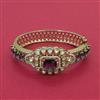 Kundan Openable kada with Mehndi Plating