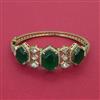 Kundan Openable kada with Mehndi Plating