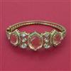 Kundan Openable kada with Mehndi Plating
