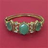 Kundan Openable kada with Mehndi Plating