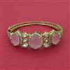 Kundan Openable kada with Mehndi Plating