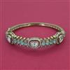 Kundan Openable kada with Mehndi Plating