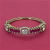 Kundan Openable kada with Mehndi Plating