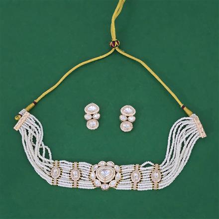 Kundan Choker Necklace with Carat Plating