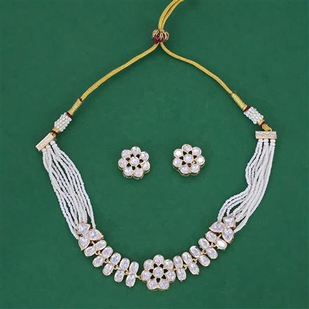 Kundan Choker Necklace with Carat Plating