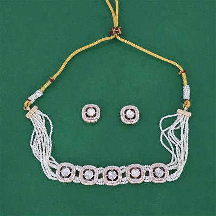 Kundan Choker Necklace with Carat Plating