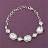 Kundan Adjustable Bracelet with Carat Plating