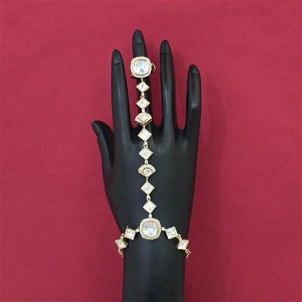 Kundan Classic Hath Pan with Carat Plating