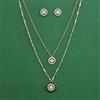 Kundan Classic Pendant Set with Carat Plating