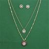 Kundan Classic Pendant Set with Carat Plating