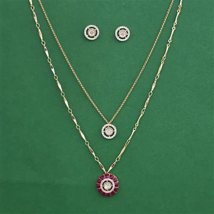 Kundan Classic Pendant Set with Carat Plating