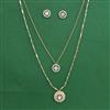 Kundan Classic Pendant Set with Carat Plating