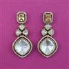 Kundan Classic Earring with Mehndi Plating