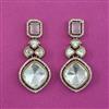 Kundan Classic Earring with Mehndi Plating