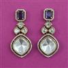 Kundan Classic Earring with Mehndi Plating