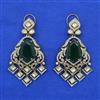Kundan Classic Earring with Mehndi Plating
