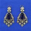 Kundan Classic Earring with Mehndi Plating