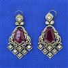 Kundan Classic Earring with Mehndi Plating